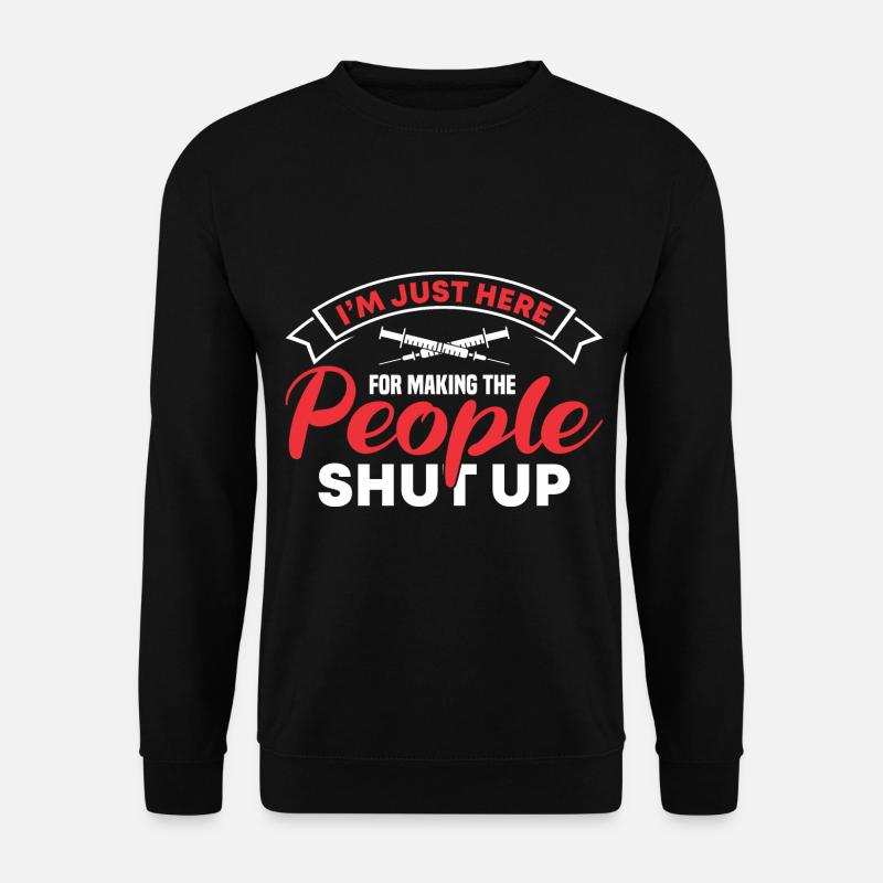 Anästhesie Anästhesietechniker Anästhesist - Unisex Pullover - Schwarz