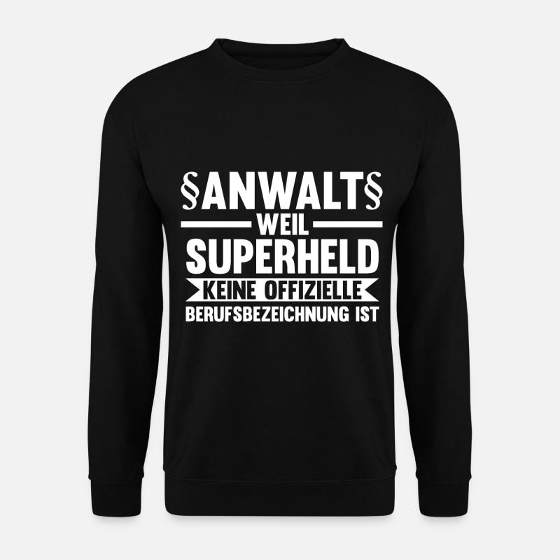 Jurist Anwalt - Unisex Pullover - Schwarz