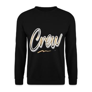 Crew - Unisex Sweatshirt - black - Front - Alina (178cm) & Michal (187cm)
