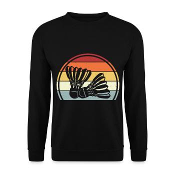 Badminton - Unisex Pullover - Schwarz - Vorne - Alina (178cm) & Michal (187cm)