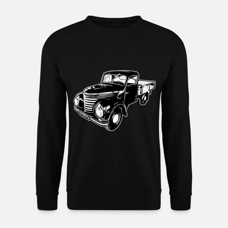Framo pritsche Transporter Lkw DDR IFA Oldtimer - Unisex Pullover - Schwarz