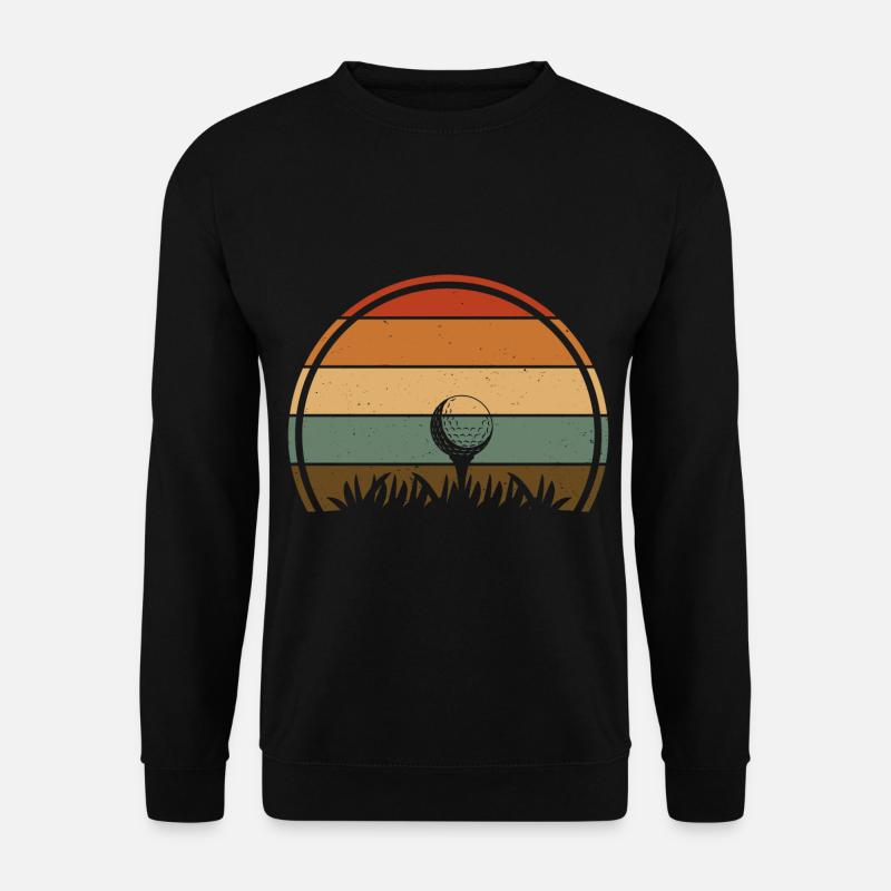 Golf Golfer - Unisex Pullover - Schwarz