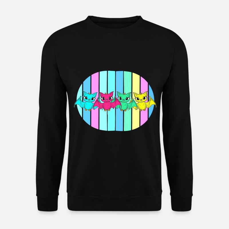 Bat Kids Baby Bats - Unisex Sweatshirt - black