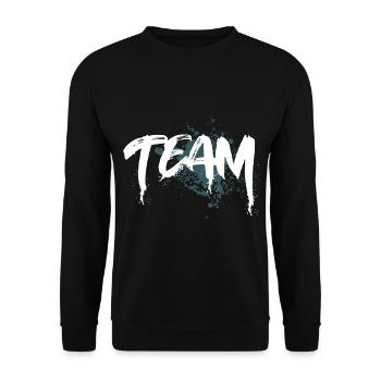 Team - Unisex Sweatshirt - black - Front - Alina (178cm) & Michal (187cm)