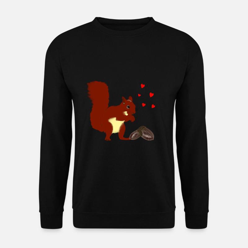 squirrel - Unisex Sweatshirt - black