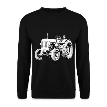 Tracteur RS14 Steyr Austria /Agriculteur / Enfant du village - Sweat-shirt Unisexe - noir - Devant - Alina (178cm) & Michal (187cm)