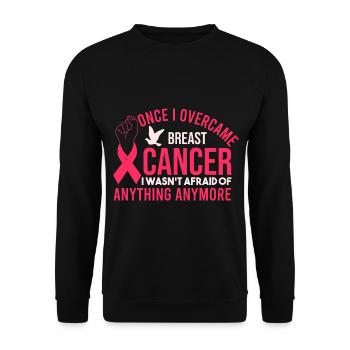 Survivre au cancer du sein - Sweat-shirt Unisexe - noir - Devant - Alina (178cm) & Michal (187cm)