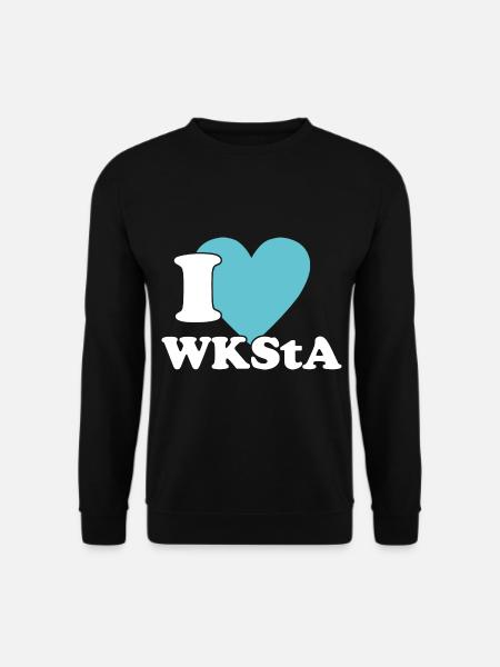 I love WKSta - Anti Korruption Österreich Kurz - Unisex Pullover - Schwarz