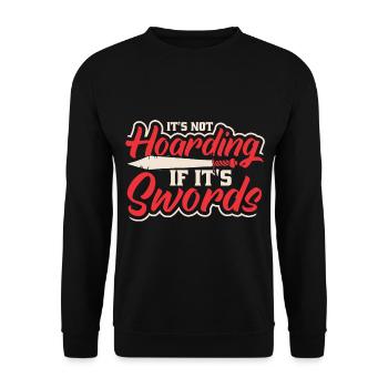 Jeu de rôle en direct GN - Sweat-shirt Unisexe - noir - Devant - Alina (178cm) & Michal (187cm)