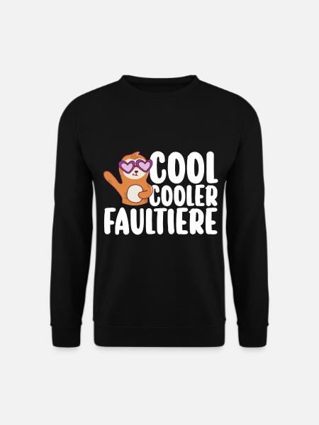 Faultier - Unisex Pullover - Schwarz
