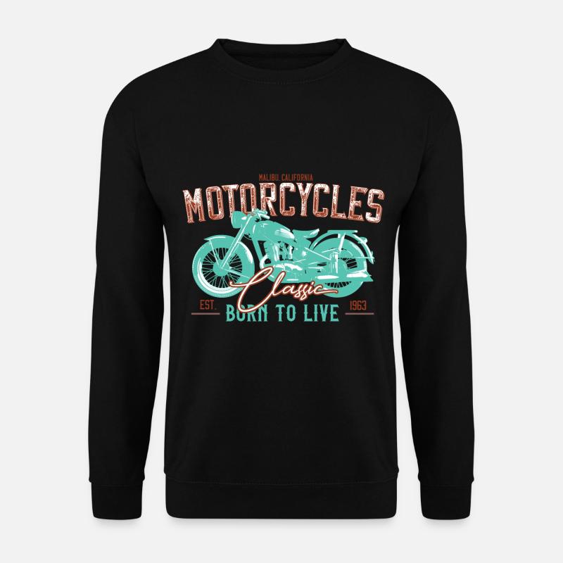 Bikers, motorcyclists - Unisex Sweatshirt - black
