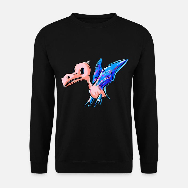 Ptérodactyle volant - Sweat-shirt Unisexe - noir