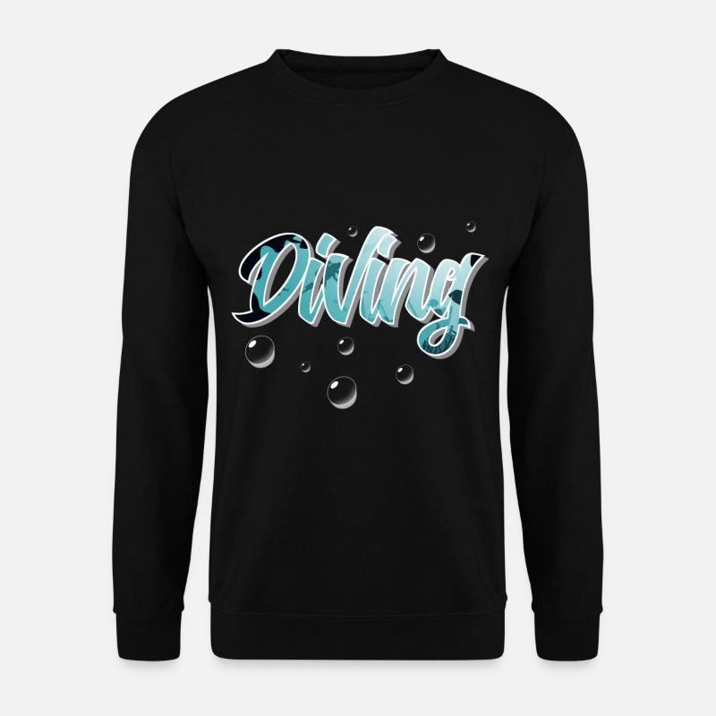 Taucher Tauchen - Unisex Pullover - Schwarz