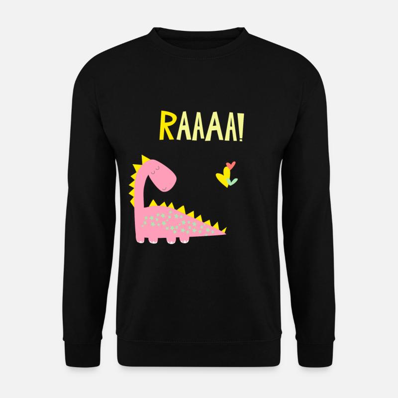 Dino RAAA!!! - Unisex Pullover - Schwarz