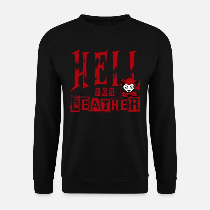 hell for leather - Unisex Sweatshirt - black