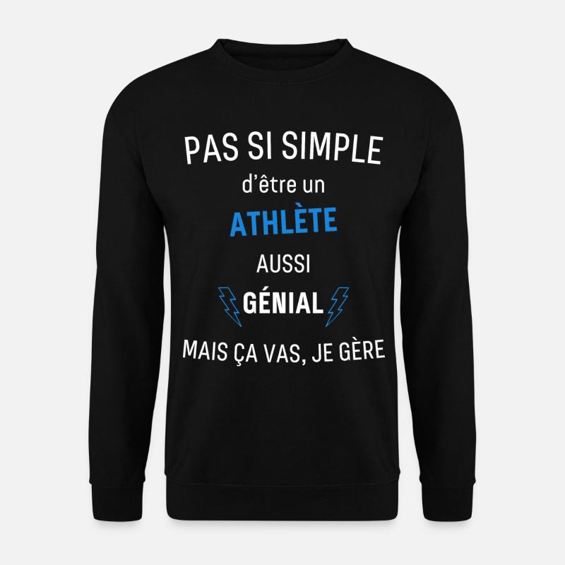 Awesome Athlete - Unisex Sweatshirt - black