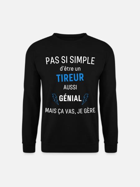 Tolles Shooter T-Shirt - Unisex Pullover - Schwarz
