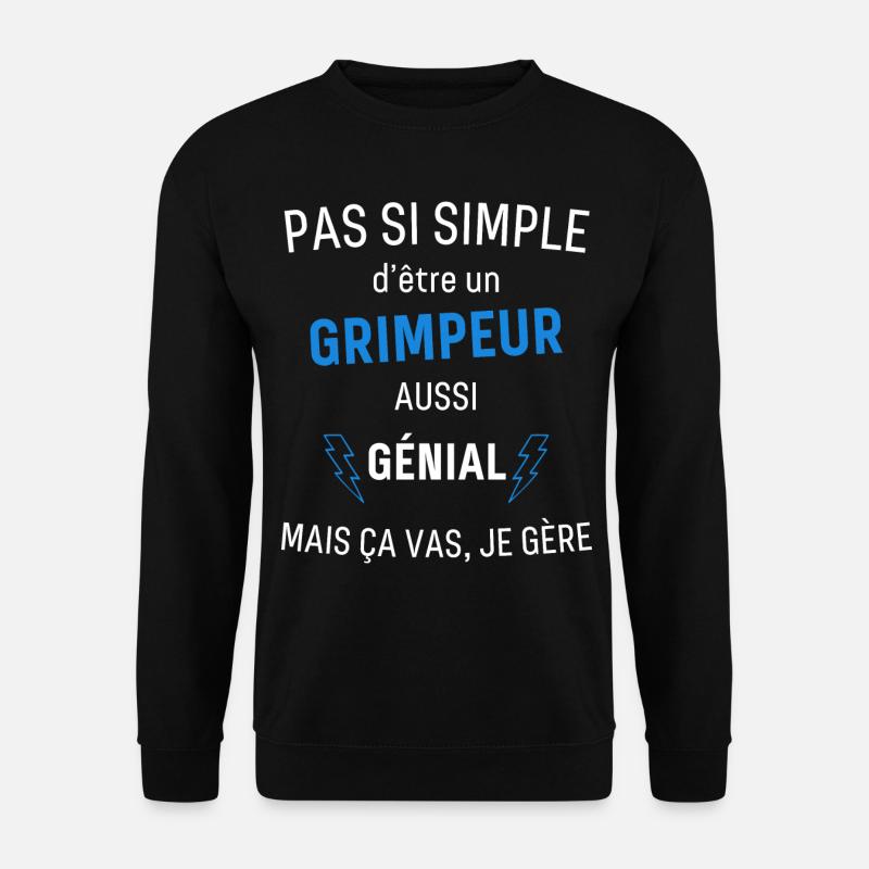 Awesome Climber - Unisex Sweatshirt - black