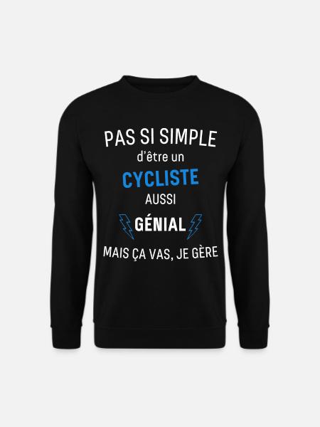 Awesome Cyclist - Unisex Sweatshirt - black