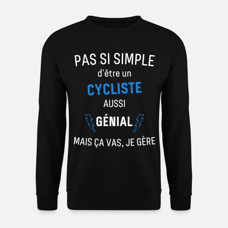 Toller Radfahrer - Unisex Pullover - Schwarz