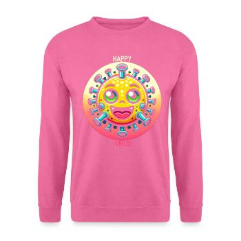 Joyeux délice du virus - Sweat-shirt Unisexe - rose - Devant