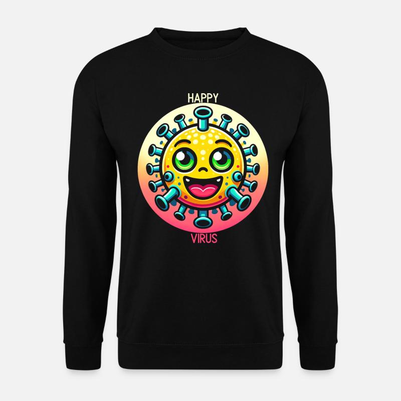 Joyful Virus Delight - Unisex Sweatshirt - black