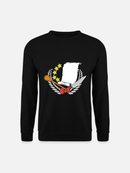Chef étoilé Chef étoilé Carte du restaurant - Sweat-shirt Unisexe - noir