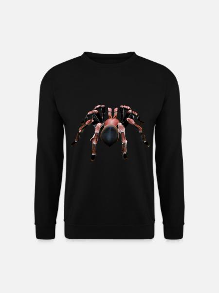 Rosa Vogelspinne - Unisex Pullover - Schwarz