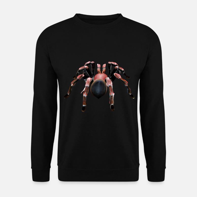Rosa Vogelspinne - Unisex Pullover - Schwarz