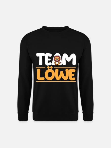 Löwe Löwen - Unisex Pullover - Schwarz