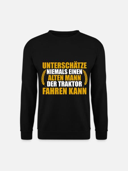Landwirtschaft Bauer Landwirt - Unisex Pullover - Schwarz