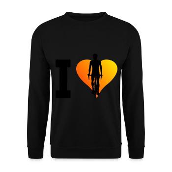 Vélo Vélo Vélo VTT Cyclisme - Sweat-shirt Unisexe - noir - Devant - Alina (178cm) & Michal (187cm)