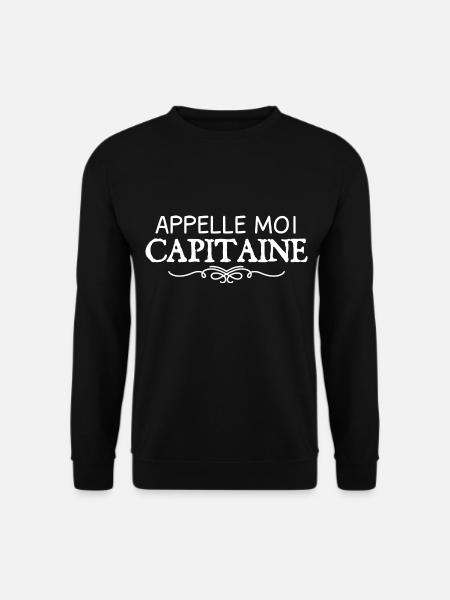 Appelez-moi le capitaine - Sweat-shirt Unisexe - noir