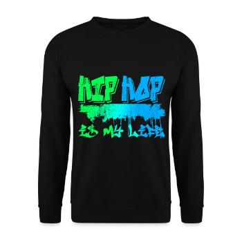 Breakdance Tanzshirt tanzen beat hiphop - Unisex Pullover - Schwarz - Vorne - Alina (178cm) & Michal (187cm)