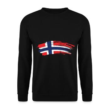 Norwegen - Unisex Pullover - Schwarz - Vorne - Alina (178cm) & Michal (187cm)