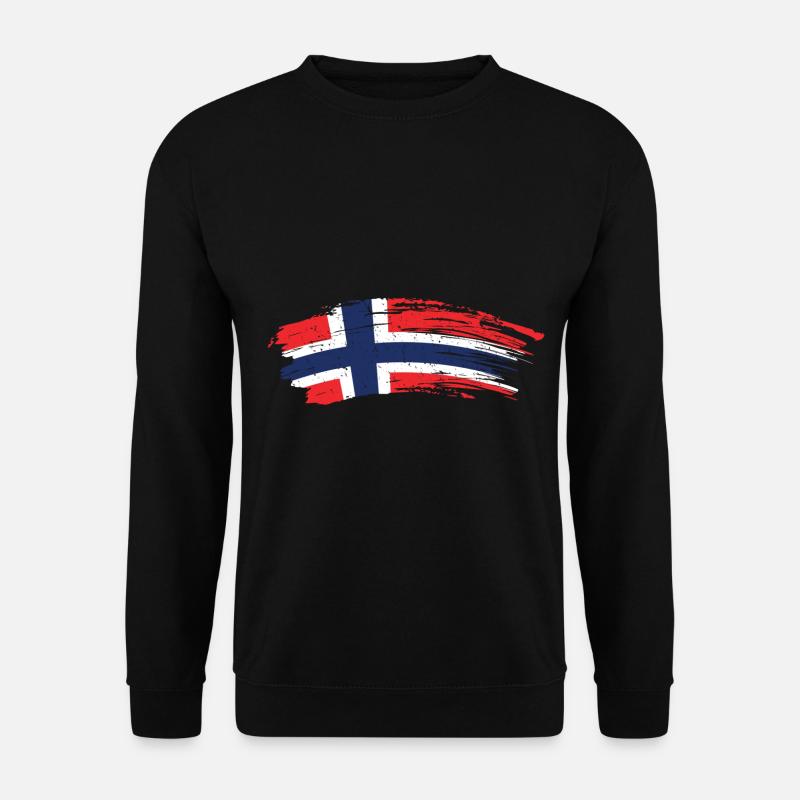 Norwegen - Unisex Pullover - Schwarz