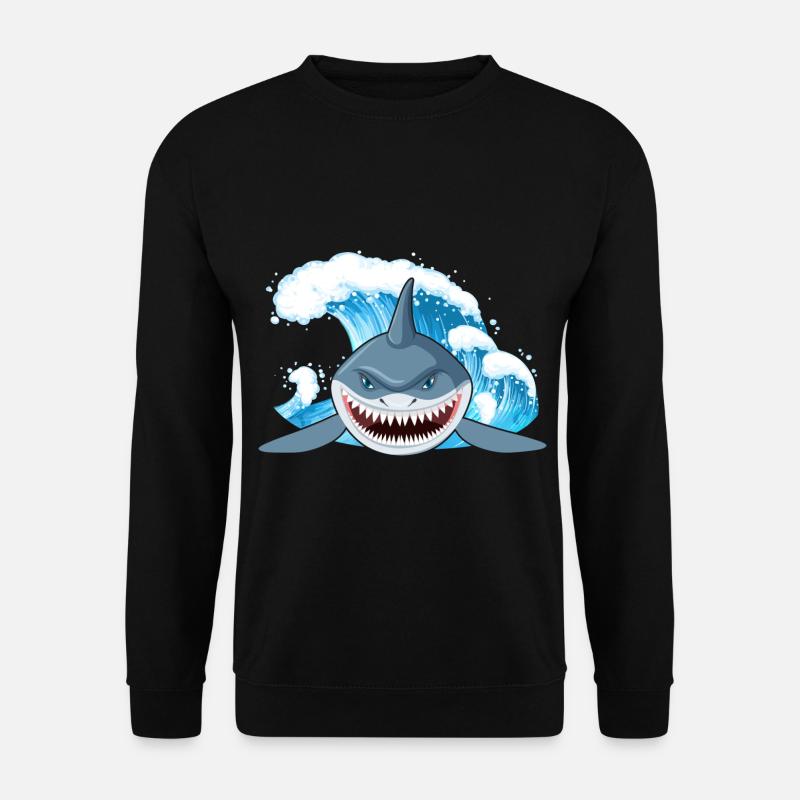 I Love Sharks - Unisex Sweatshirt - black