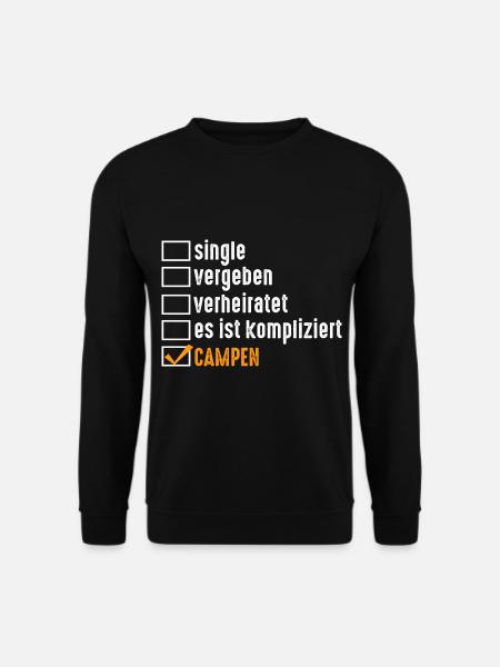 Wohnmobil Wohnwagen Caravan Camping Camper - Unisex Pullover - Schwarz