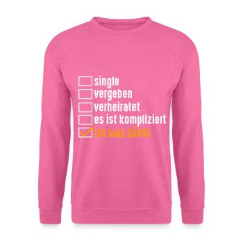Beziehungsstatus Gans Gänse - Unisex Pullover - Pink - Vorne