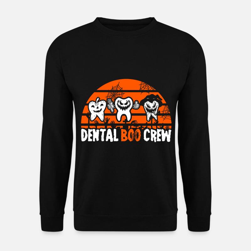 Dentist Halloween Costume Dental Assistant - Unisex Sweatshirt - black