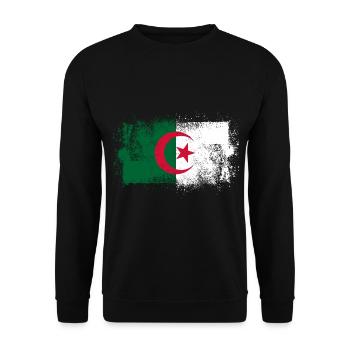 Algérie - Sweat-shirt Unisexe - noir - Devant - Alina (178cm) & Michal (187cm)