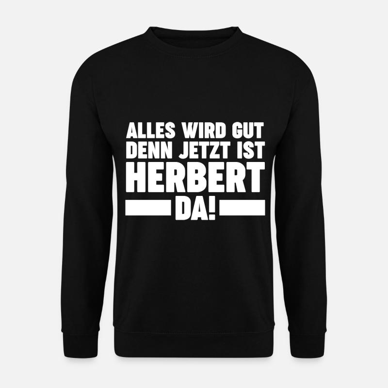 Herbert - Unisex Pullover - Schwarz