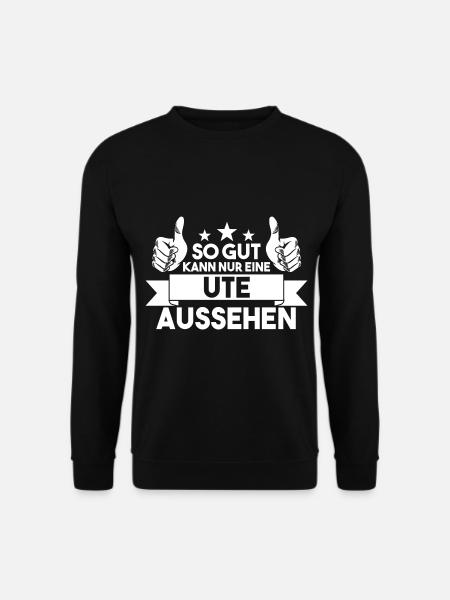 Ute - Unisex Pullover - Schwarz
