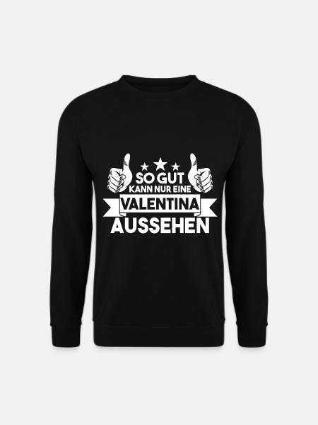 Valentina - Unisex Pullover - Schwarz