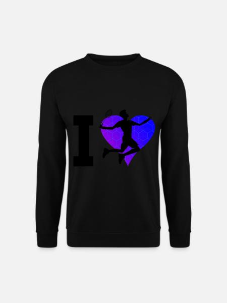 Badminton player Badminton Badminton Squash - Unisex Sweatshirt - black
