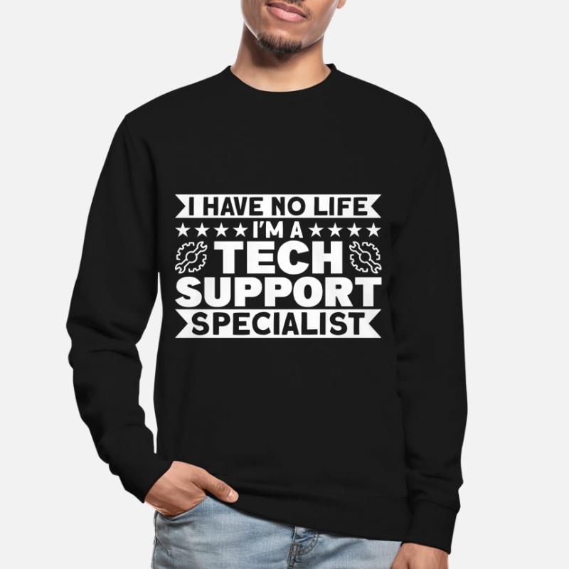 Tech Support Technischer Support Support Geschenk Unisex Pullover
