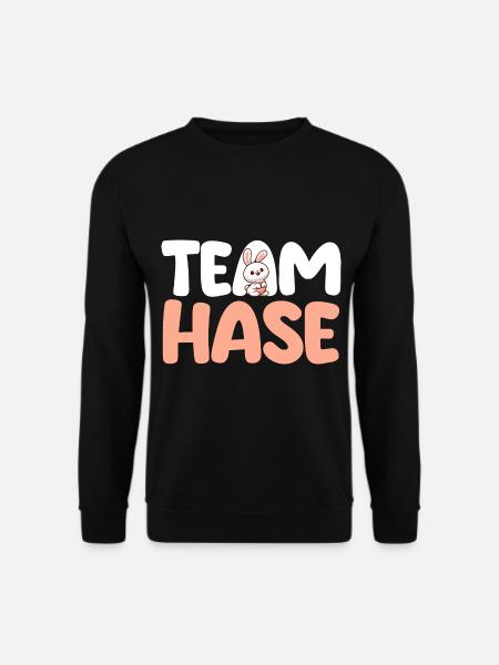 Nagetier Kaninchen Hase - Unisex Pullover - Schwarz