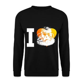 Plongée Libre Plongée Plongeuse Femme Plongée Sous-marine - Sweat-shirt Unisexe - noir - Devant - Alina (178cm) & Michal (187cm)
