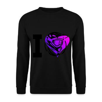 VTT VTT VTT Vététistes Hommes Cyclisme - Sweat-shirt Unisexe - noir - Devant - Alina (178cm) & Michal (187cm)