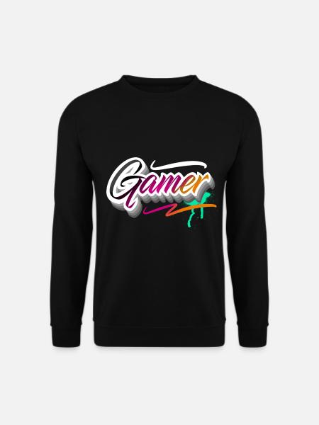 Gamer Gaming - Unisex Pullover - Schwarz